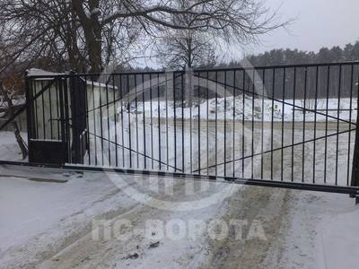 Стальные ворота решетчатые откатные