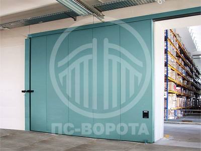 Противопожарные откатные ворота класса EI-90
