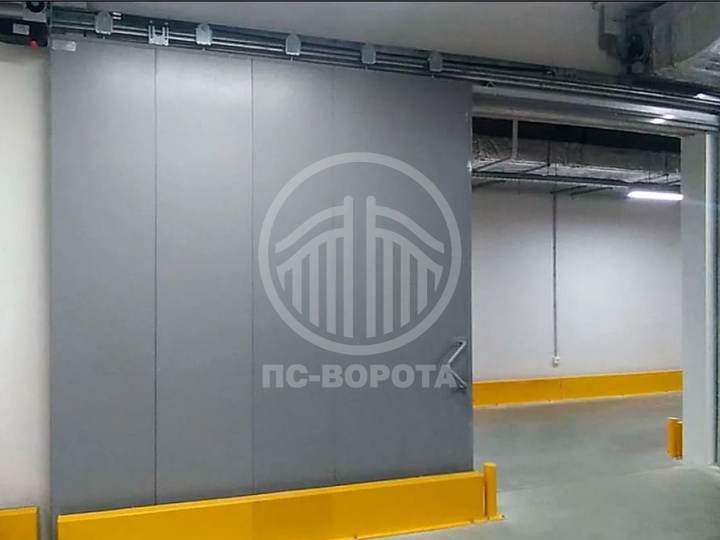противопожарные откатные ворота