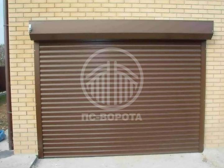 рулонные металлические ворота для гаража