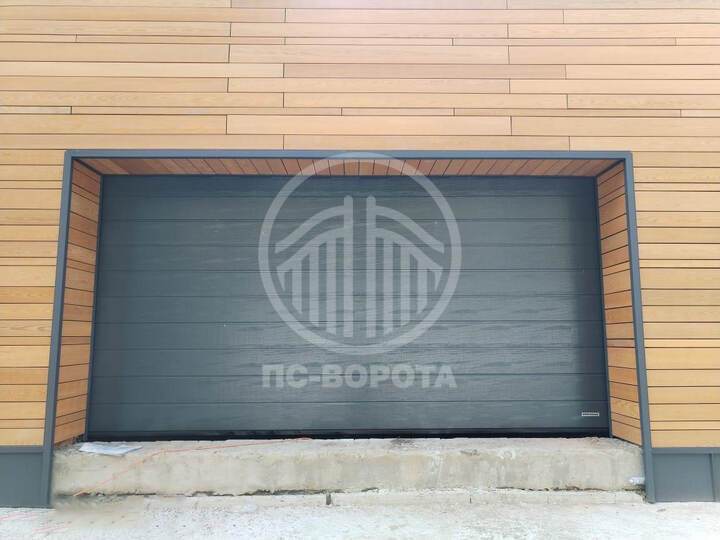 подъемные секционные ворота на торсионных пружинах